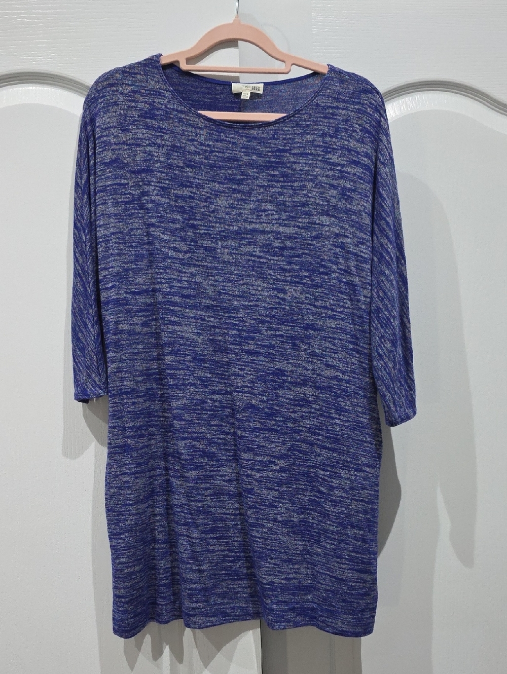 Wilfred Blue Space-Dye Tunic Top